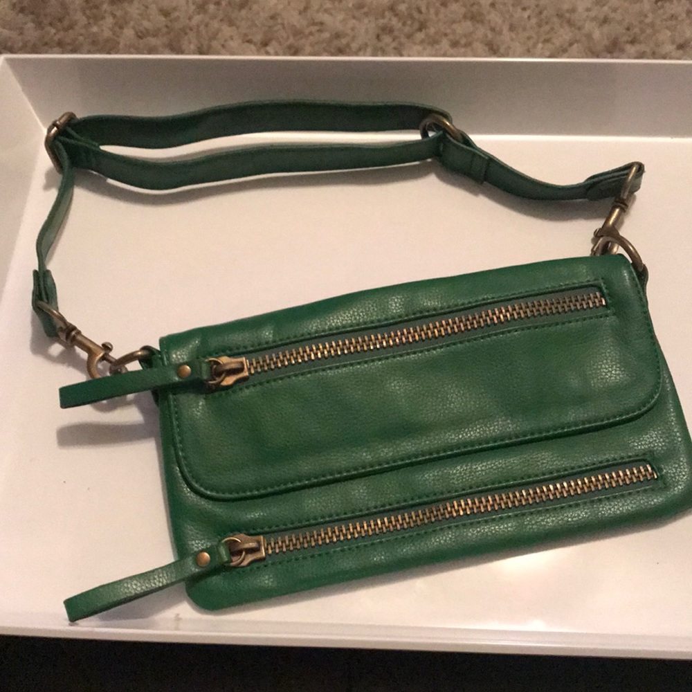 Green Leather Mini Bag